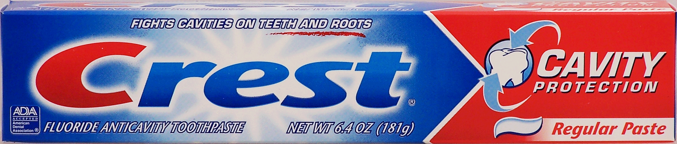 Crest&nbsp;&nbsp;cavity protection, fluoride anticavity toothpaste, regular paste Full-Size Picture